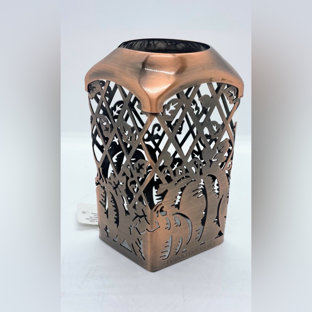 Bath & Body Works Bronze Pumpkin Candle Holder